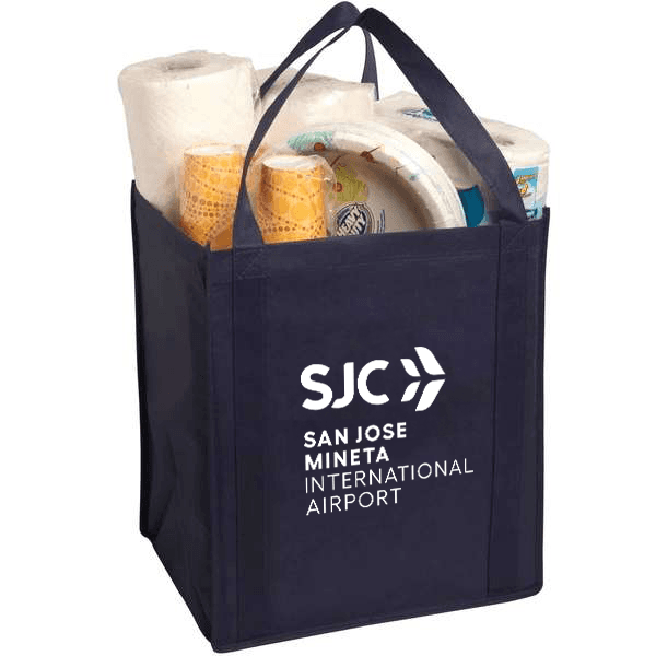 Reusable Grocery Tote - Navy, One Size